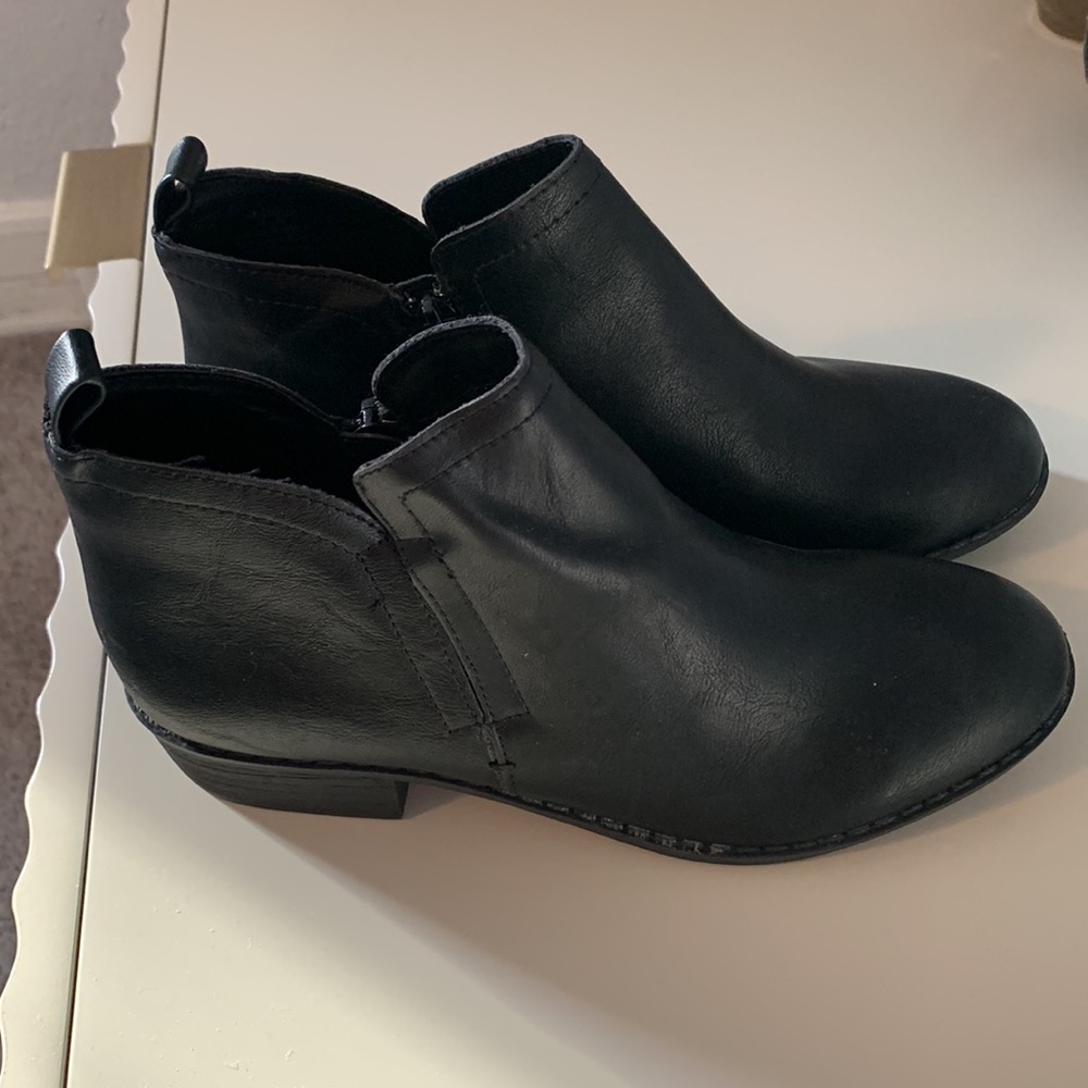 Black Leather Ankle Boot - image 2